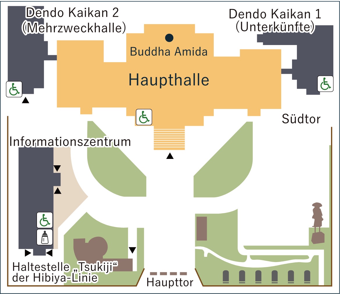 Karte der Tempelanlage